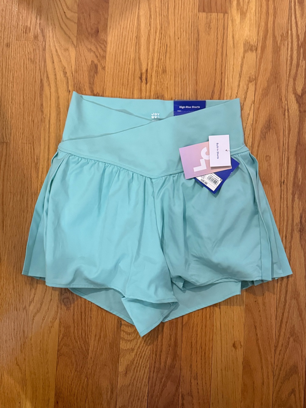 JoyLab aqua high waisted shorts